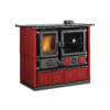 Cuisinière à bois LA NORDICA Rosa 5.0 Maiolica Bordeaux 8.8kW