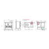 Cuisinière à bois LA NORDICA Rosa Steel 5.0 8.8kW