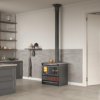 Cuisinière à bois LA NORDICA Rosa XXL 5.0 Steel 11kW