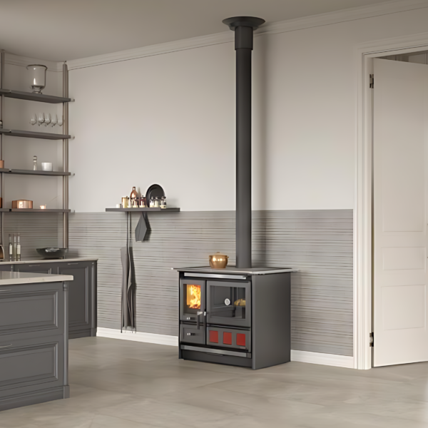 Cuisinière à bois LA NORDICA Rosa XXL 5.0 Steel 11kW
