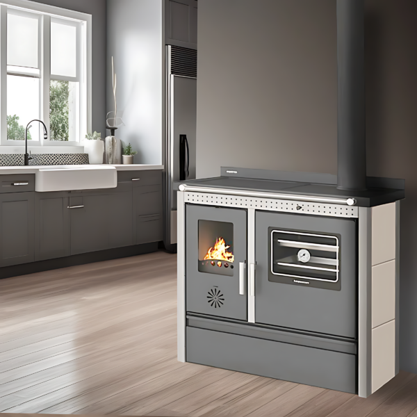Cuisinière à bois MODERNA Cooky Luxe Blanc 11kW