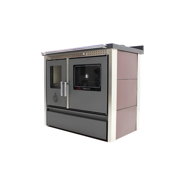 Cuisinière à bois MODERNA Cooky Luxe Rouge 11 kW