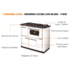 Cuisinière à bois MODERNA Cucina Luxe Blanc 7.9kW