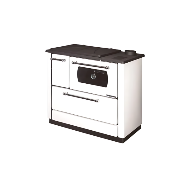 Cuisinière à bois MODERNA Cucina Luxe Blanc 7.9kW