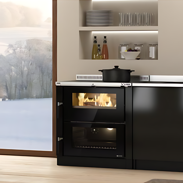 Cuisinière à bois encastrable raccordable LA NORDICA Verona XXL 7kW