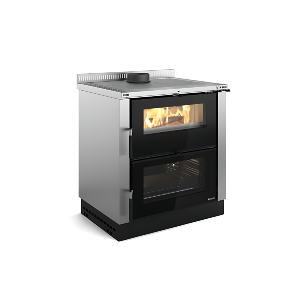 Cuisinière à bois encastrable raccordable LA NORDICA Verona XXL 7kW