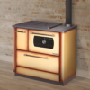 Cuisinière à bois MODERNA Cucina Luxe Cappuccino 7.9 kW