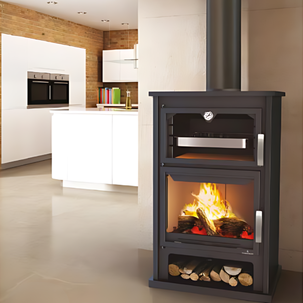 Poêle à bois avec four BRONPI Suiza 14kW