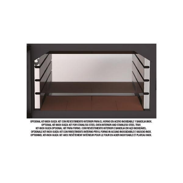 Poêle à bois avec four BRONPI Suiza 14kW