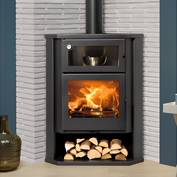 Poêle à bois avec four PANADERO Coimbra 7kW