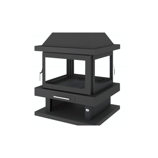 Poêle à bois cheminée 4 faces FIREMATIC Kingston 10.4kW