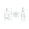 Poêle à bois cheminée 4 faces FIREMATIC Kingston 10.4kW