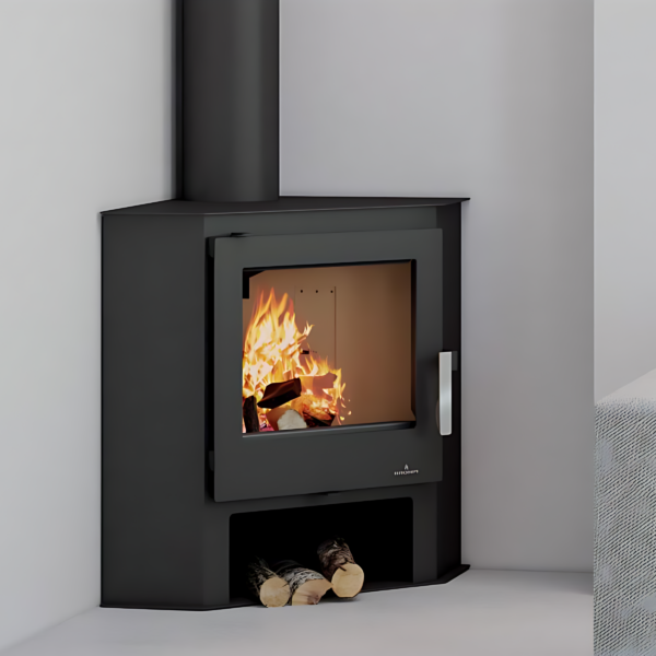 Poêle à bois d'angle BRONPI Lerma 8.7kW