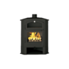 Poêle à bois d'angle avec four FIREMATIC Idaho 9.5kW
