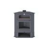 Poêle à bois d'angle avec four FIREMATIC Idaho 9.5kW