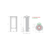 Poêle à bois en faïence LA NORDICA Liu 7.5kW