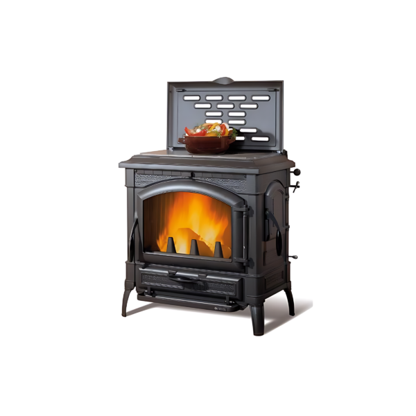Poêle à bois en fonte LA NORDICA Isotta con cerchi Evo 11.9kW