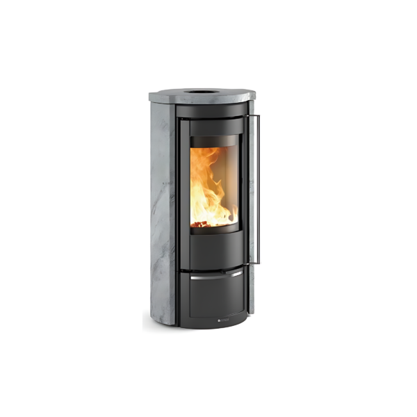 Poêle à bois en pierre raccordable LA NORDICA Liu Pietra 7.5kW