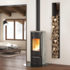 Poêle à bois en pierre raccordable LA NORDICA Liu Pietra 7.5kW