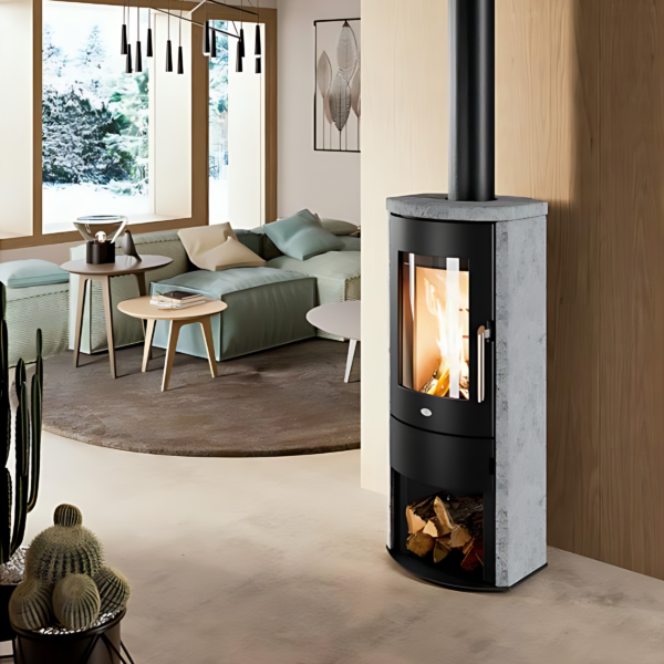 Poêle a bois étanche EVACALOR Ginevra 8kW