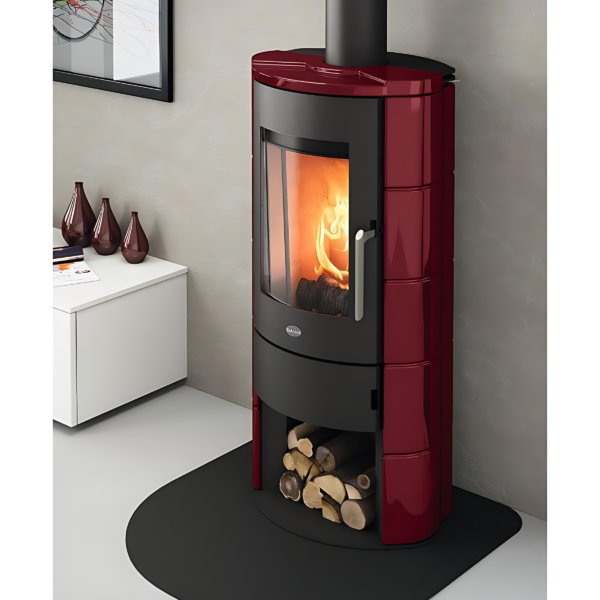 Poêle a bois étanche en céramique EVACALOR Marica 8kW