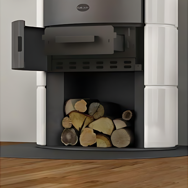 Poêle a bois étanche en céramique EVACALOR Marica 8kW