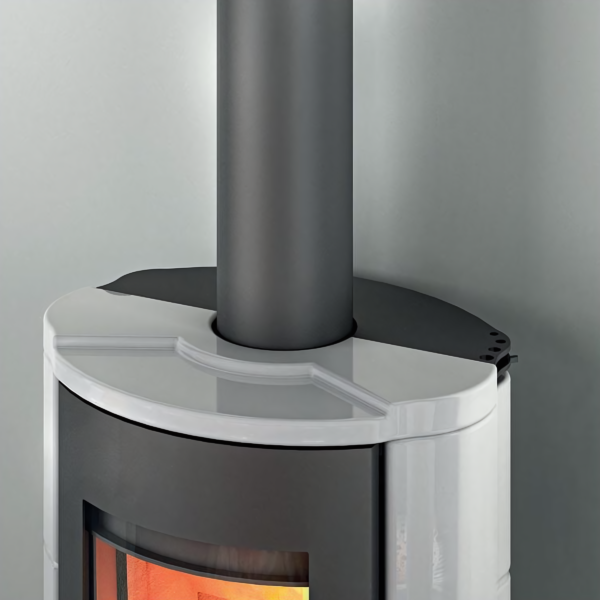 Poêle a bois étanche en céramique EVACALOR Marica 8kW