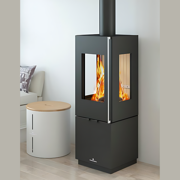 Poêle à bois raccordable BRONPI Bombay 3C 6kW