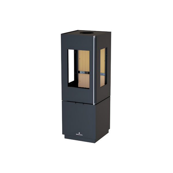 Poêle à bois raccordable BRONPI Bombay 3C 6kW
