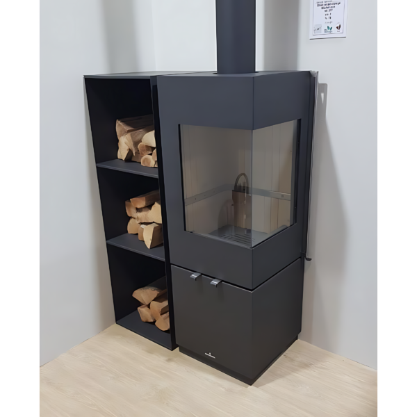 Poêle à bois raccordable BRONPI Bombay E 6kW
