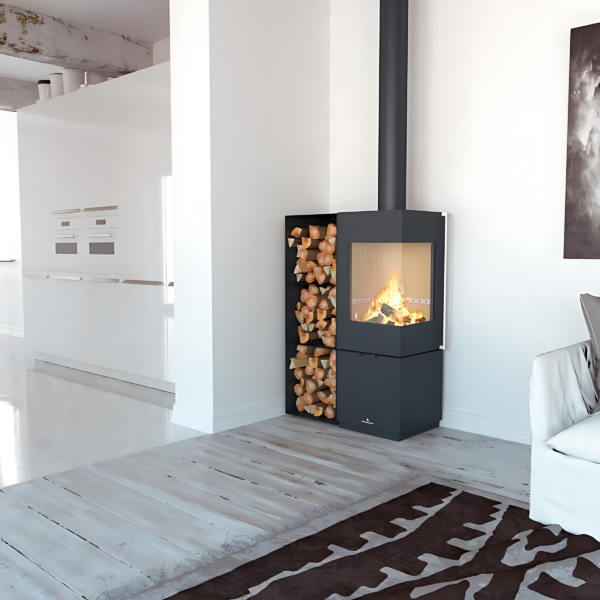 Poêle à bois raccordable BRONPI Bombay E 6kW