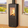Poêle à bois raccordable BRONPI Bombay F 8kW
