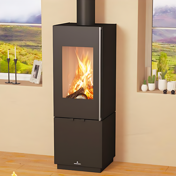 Poêle à bois raccordable BRONPI Bombay F 8kW