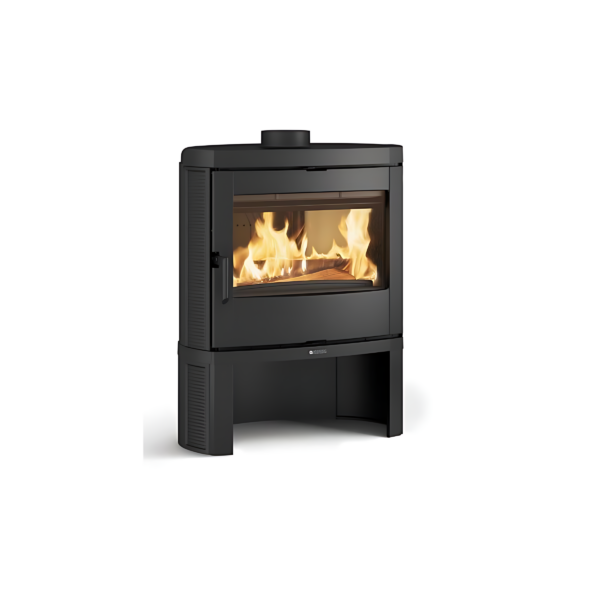 Poêle à bois raccordable en fonte LA NORDICA Jennifer 2.0 7.7kW
