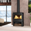 Poêle à bois raccordable en fonte LA NORDICA Jennifer 2.0 7.7kW