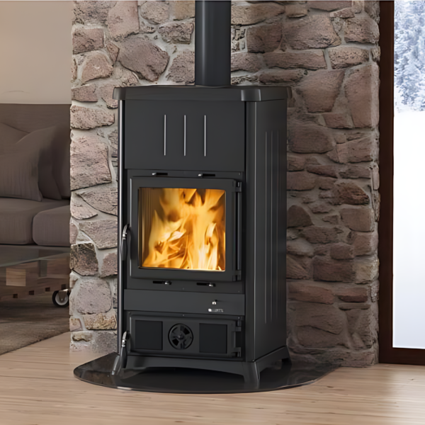 Poêle à bois raccordable LA NORDICA Fedora Steel 8.3kW