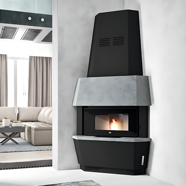 Cheminée à granules EVA CALOR Giotto 10kW