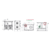 Cuisinière à bois LA NORDICA Rosa Sinistra Reverse 8.2kW