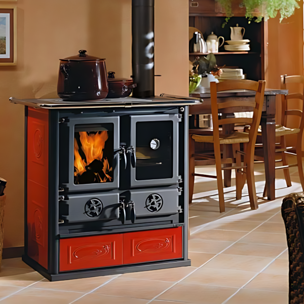 Cuisinière à bois LA NORDICA Rosetta 5.0 Ceramica Liberty 7.9 kW
