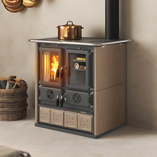 Cuisinière à bois LA NORDICA Rosetta 5.0 Maiolica 7.9kW
