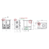 Cuisinière à bois LA NORDICA Rosetta Sinistra 5.0 Ceramica 7.9kW