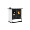 Cuisinière à bois LA NORDICA Rosetta Sinistra 5.0 Steel 7.9kW