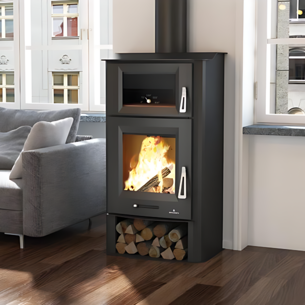 Poêle à bois avec four BRONPI Tudela 13kW