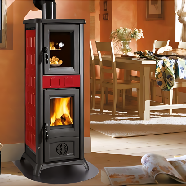 Poêle à bois avec four LA NORDICA Gemma Forno 5.0 Ceramica 7.3kW