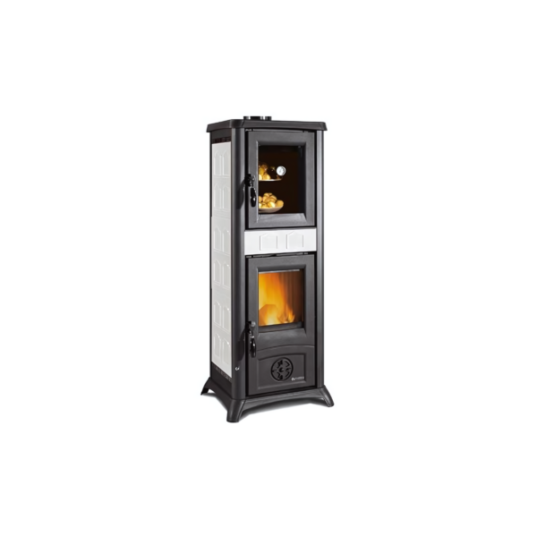 Poêle à bois avec four LA NORDICA Gemma Forno 5.0 Ceramica 7.3kW
