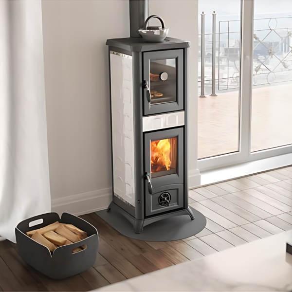 Poêle à bois avec four LA NORDICA Gemma Forno 5.0 Ceramica 7.3kW