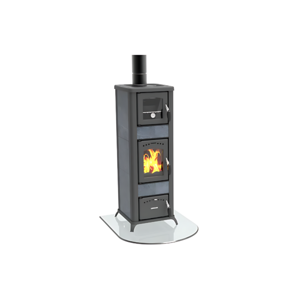 Poêle à bois avec four LINCAR Alice 490AZ 7kW
