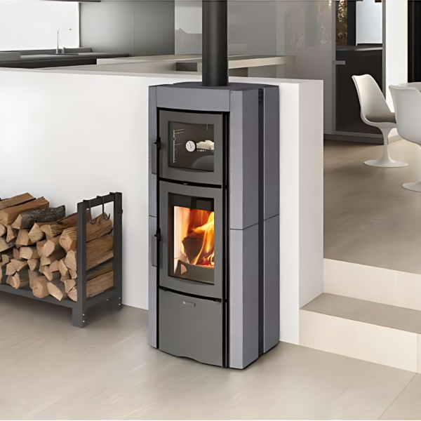 Poêle à bois avec four raccordable LA NORDICA Ester Forno Evo 8.2kW