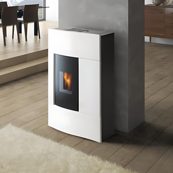 Poêle à granules extra plat céramique ORIGINE PHEBO Chimera 10kW