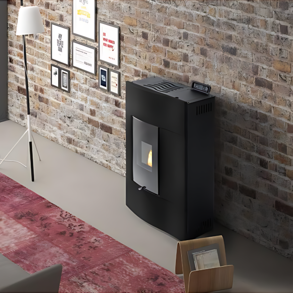 Poêle à granules extra plat céramique ORIGINE PHEBO Chimera 10kW